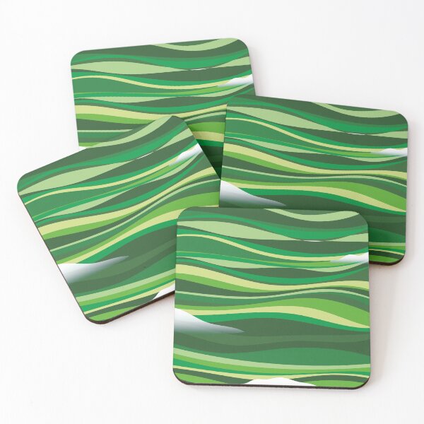 Item preview, Hilly Landscape Triptych - 3/3 designed and sold by drawingKatarina.