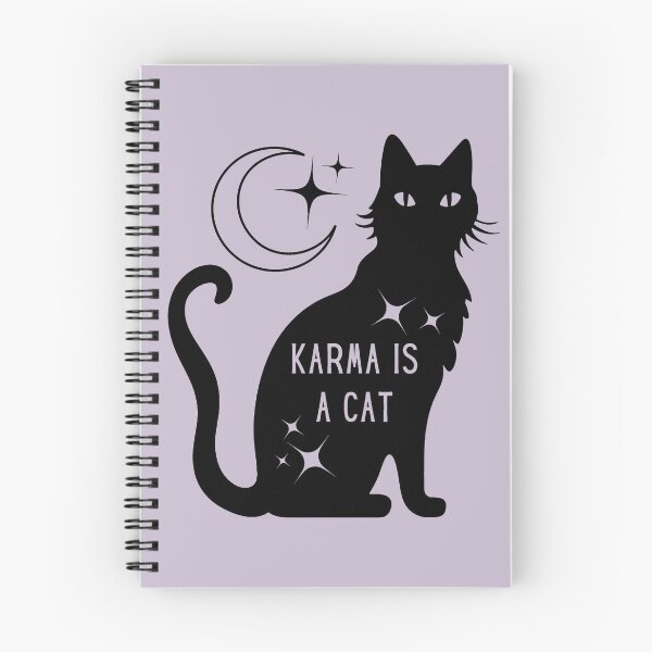 Aperçu de l'œuvre Karma est un chat Taylor Swift Midgnights Swiftie Eras Tour LGBT Lesbian Cat Pussycat créée et vendue par dogsonjets.
