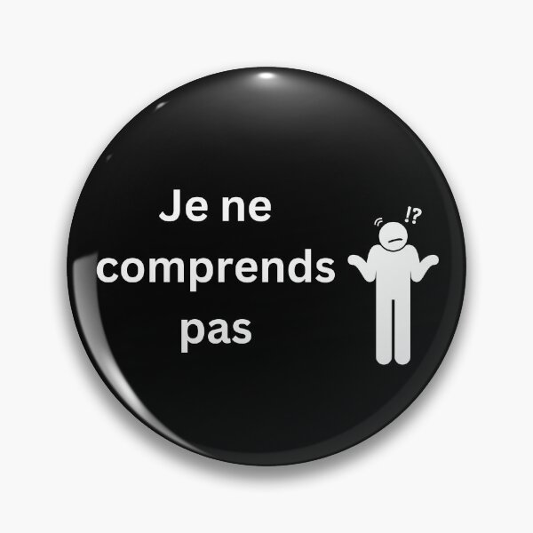 Item preview, I don't understand in French designed and sold by Voici.