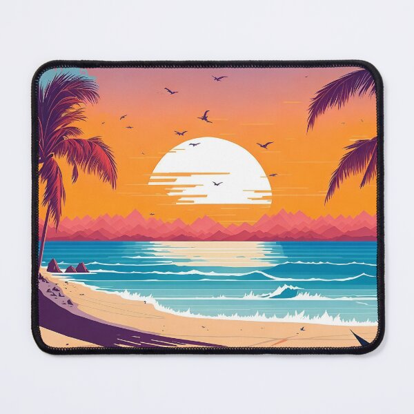Item preview, Sunset Serenade: A Majestic Beachscape designed and sold by LeonAndrewRazon.