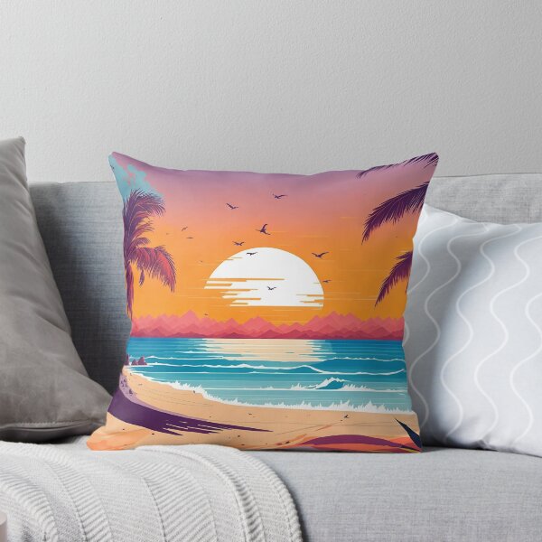 Item preview, Sunset Serenade: A Majestic Beachscape designed and sold by LeonAndrewRazon.