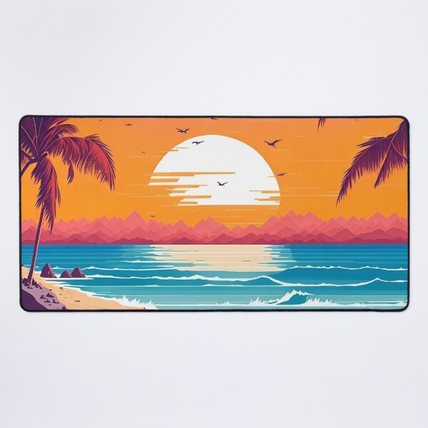 Item preview, Sunset Serenade: A Majestic Beachscape designed and sold by LeonAndrewRazon.