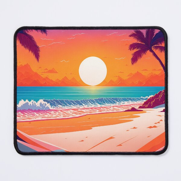 Item preview, Sunset Serenade: A Majestic Beachscape designed and sold by LeonAndrewRazon.