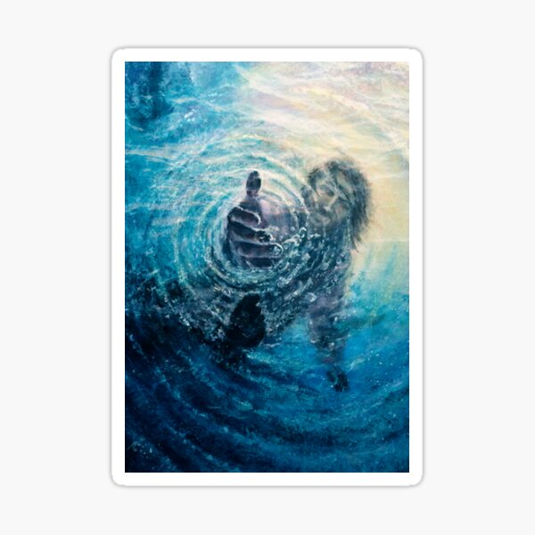 Item preview, Jesus Walking On Water designed and sold by CalvaryGeneratn.