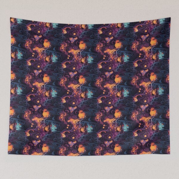 Item preview, Unique Halloween Patterns | Spooky Vapor Art | Witches Collection designed and sold by DreamBlazeStu.
