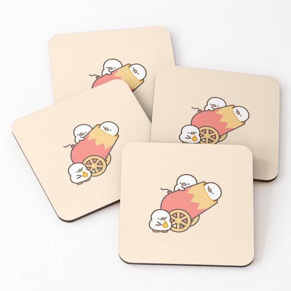 Item preview, silly cute duck cannon designed and sold by birdpop.