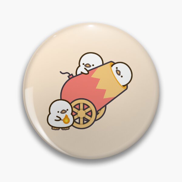 Item preview, silly cute duck cannon designed and sold by birdpop.