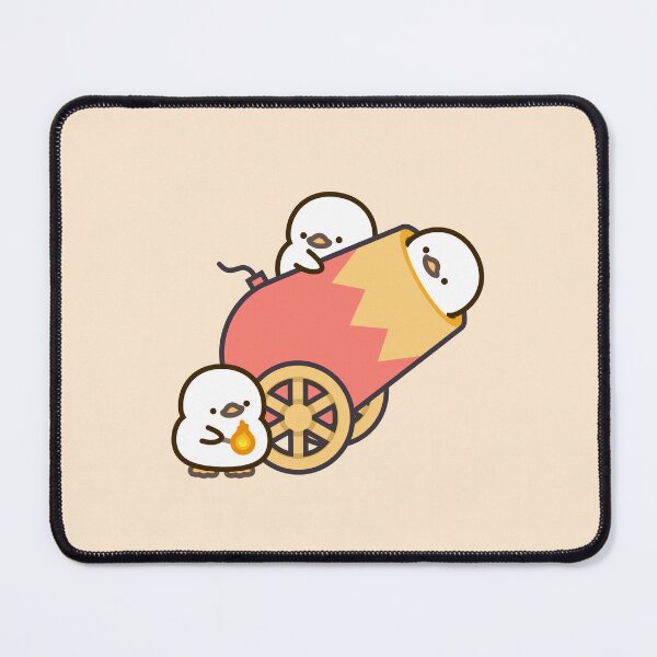 Item preview, silly cute duck cannon designed and sold by birdpop.