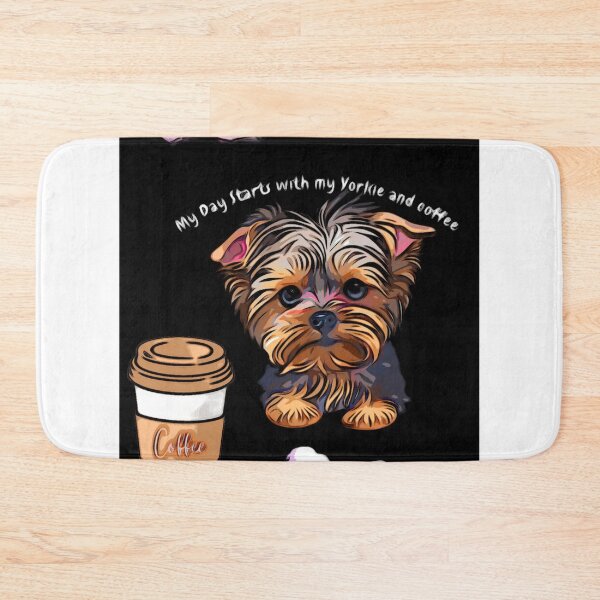 Item preview, Yorkie Love Brew: Start Your Day with Caffeinated Cuddles designed and sold by Puppy Paws.