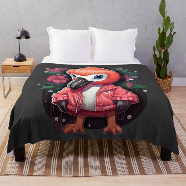 Item preview, Cool Flamingo in casual clothing designed and sold by Sidewayanimals.