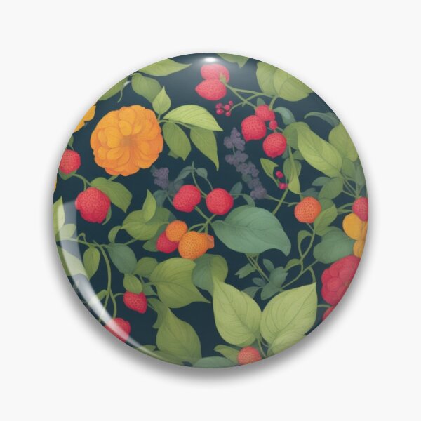 Item preview, Art Deco Fruits and Flowers designed and sold by RelatableTexts.