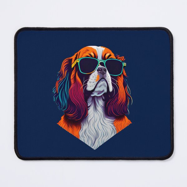 Item preview, Aggressive Cavalier: Profiled Dog on Bold T-Shirt designed and sold by DesignArtEmpire.