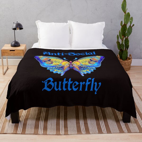Item preview, Colorful Anti-Social Butterfly designed and sold by Atteestude.