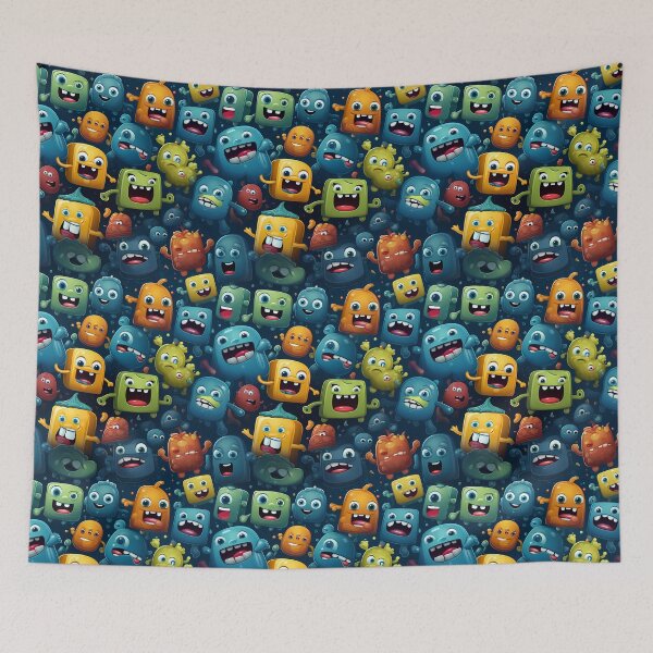 Item preview, Fun Emojis Pattern designed and sold by TheMerch-er.