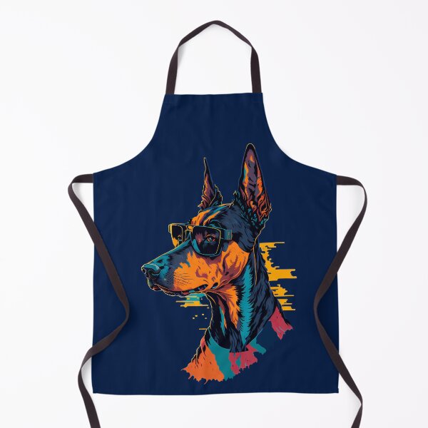 Item preview, Retro Doberman: Graphic Design of Profile on Tee designed and sold by DesignArtEmpire.