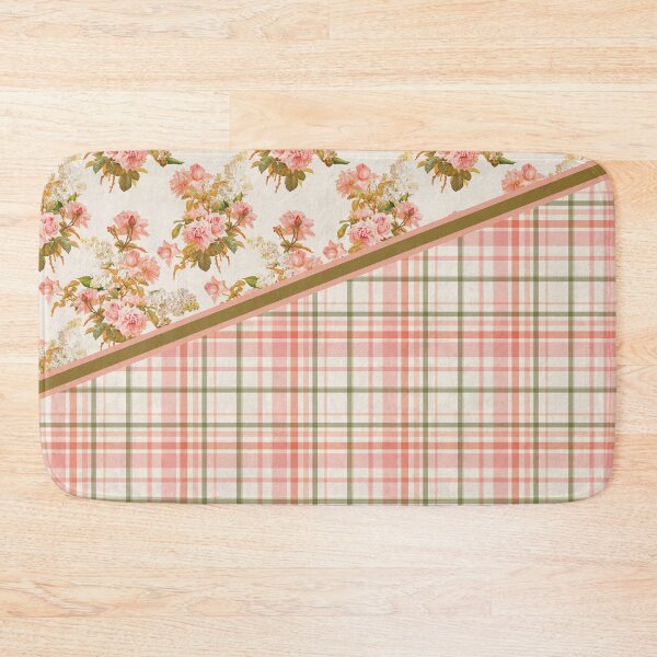 Item preview, Pretty Floral and Plaid  Diagonal designed and sold by Greenbaby.