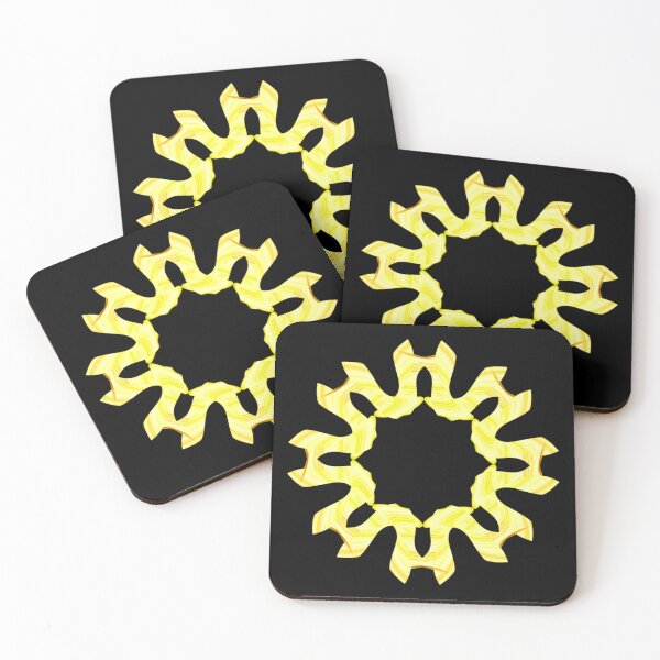 Item preview, yellow mandala designed and sold by Meo Design.