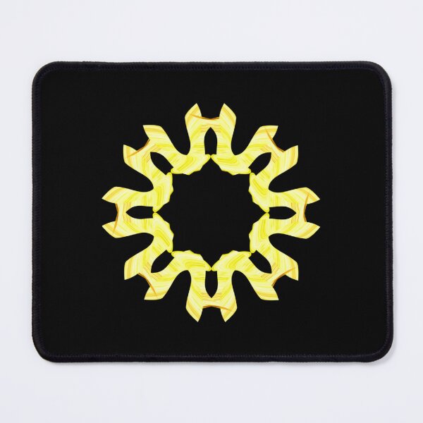 Item preview, yellow mandala designed and sold by Meo Design.