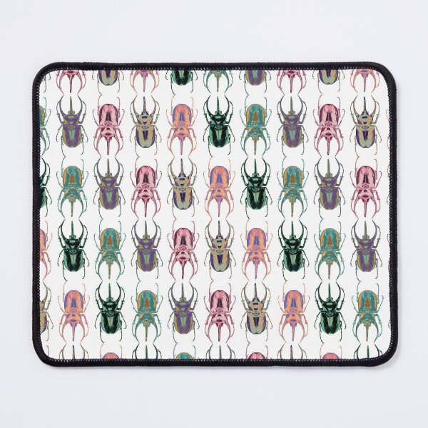 Item preview, Colorful Scarab Atlas Beetle pattern designed and sold by DreamingBeetle.