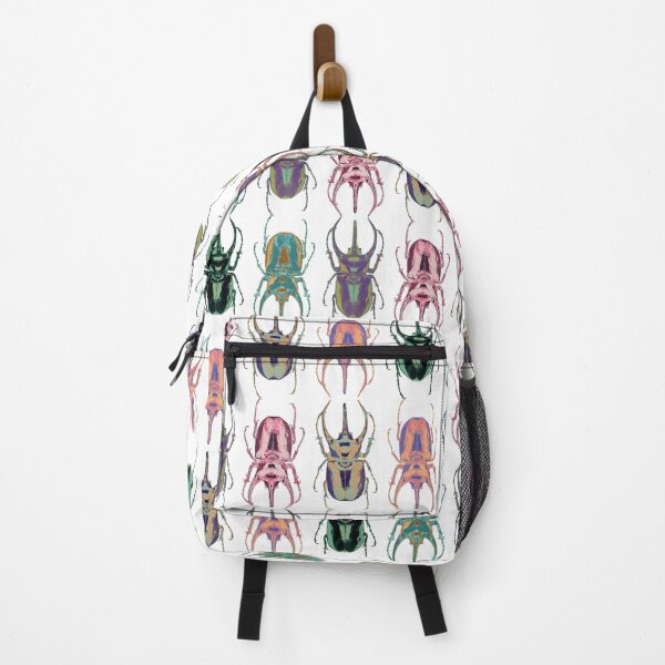 Item preview, Colorful Scarab Atlas Beetle pattern designed and sold by DreamingBeetle.