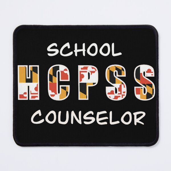 Artikelvorschau, Kopie des HCPSS School Counselor White Text entworfen und verkauft von -iDraw-.