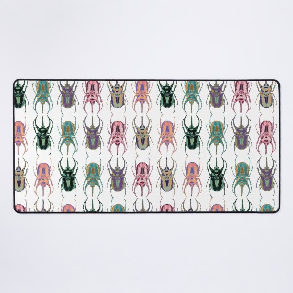 Item preview, Colorful Scarab Atlas Beetle pattern designed and sold by DreamingBeetle.