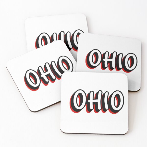 Item preview, Scarlett and Black OHIO Sticker designed and sold by ryleighkimble.