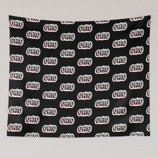 Item preview, Scarlett and Black OHIO Sticker designed and sold by ryleighkimble.