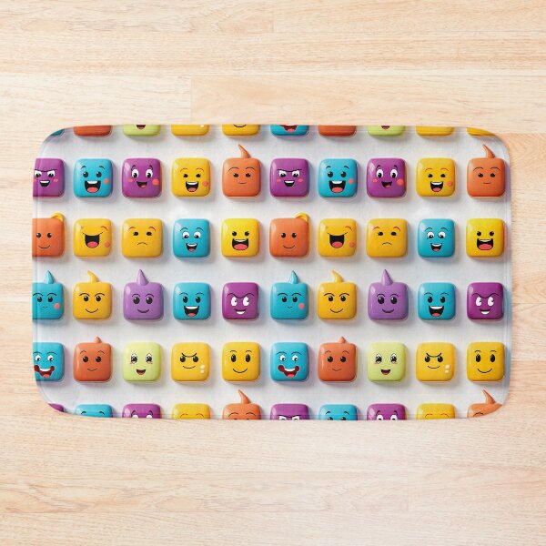 Item preview, Naughty Emojis Pattern designed and sold by TheMerch-er.