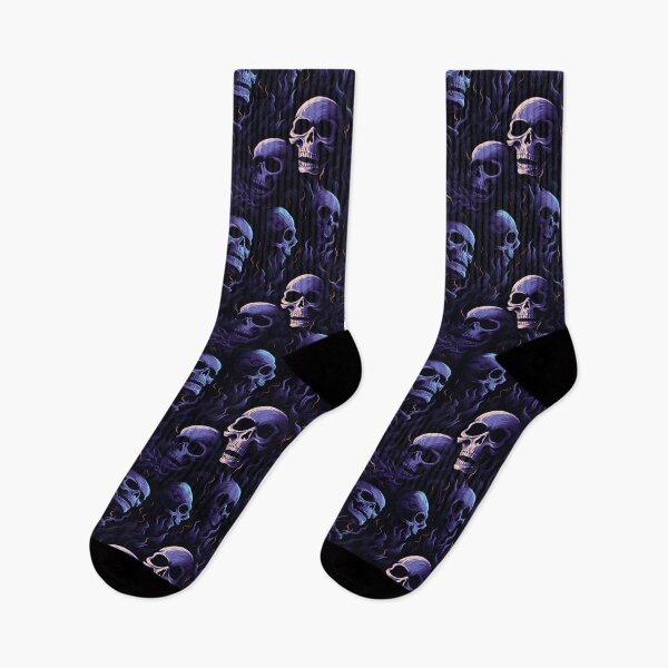 Item preview, Halloween Patterns | Spooky Vapor Art | Skeleton Collection designed and sold by DreamBlazeStu.