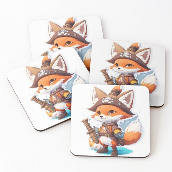 Item preview, Playful Fox Pirate on the Sea designed and sold by YourNameMatters.