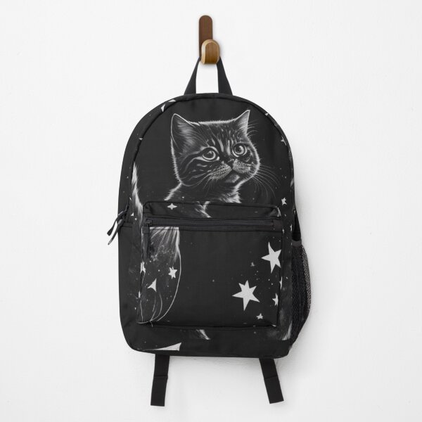 Item preview, Kitten Dreams Black And White In Milky Way Stars designed and sold by SassyArtistry.
