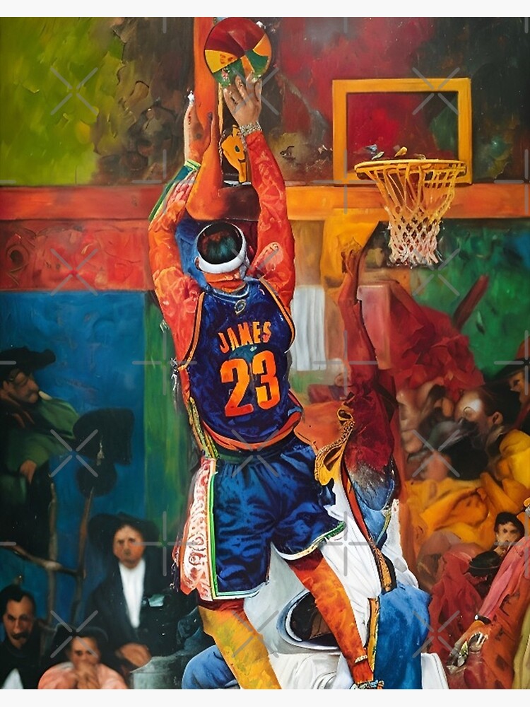 lebron james painting