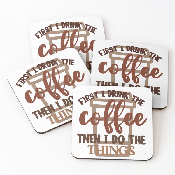 Item preview, First Coffee, Then I Do All the Things designed and sold by NatLeBrunDesign.