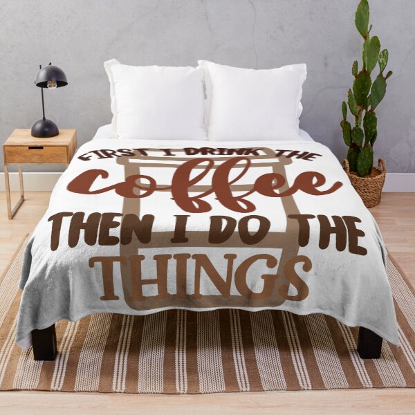 Item preview, First Coffee, Then I Do All the Things designed and sold by NatLeBrunDesign.