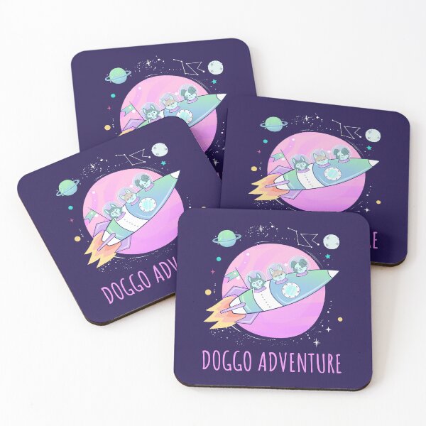 Item preview, Doggo cosmic adventure designed and sold by rdxart.
