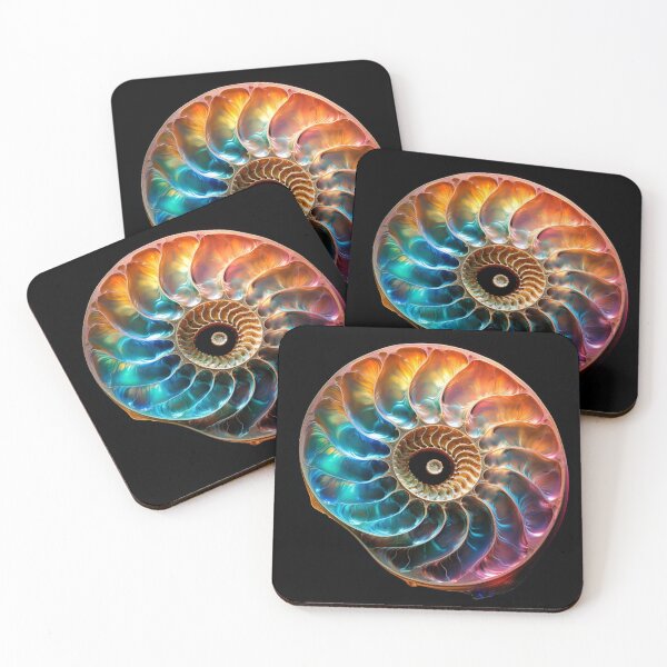 Item preview, Colorful Nautilus Shell designed and sold by ShakaLife.org.