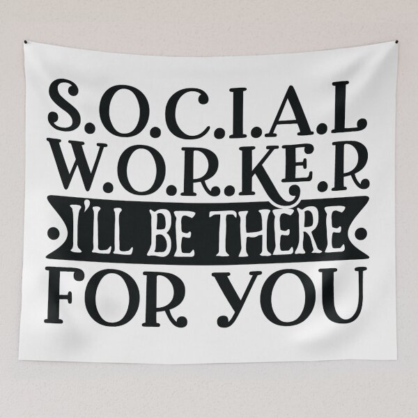 Item preview, Social Worker: Here to Support You designed and sold by Rebekkahsdesign.