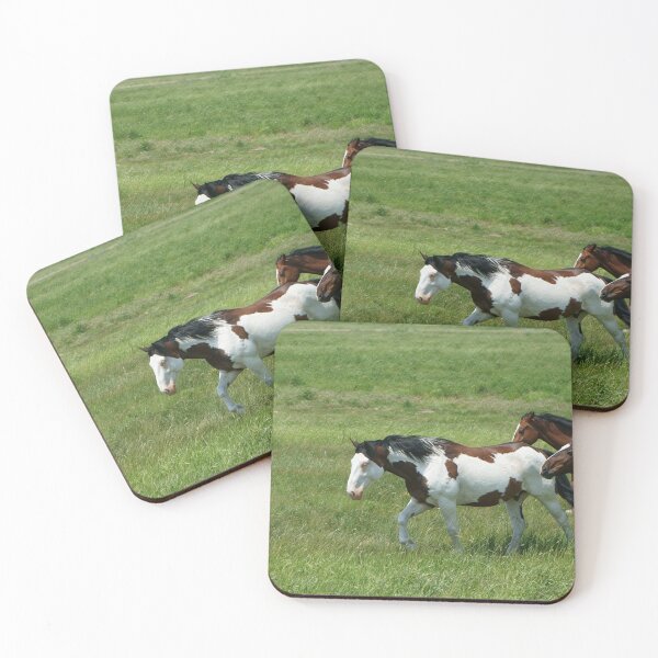 Item preview, Multi-colored Horses On The Move designed and sold by Vivar Photo.