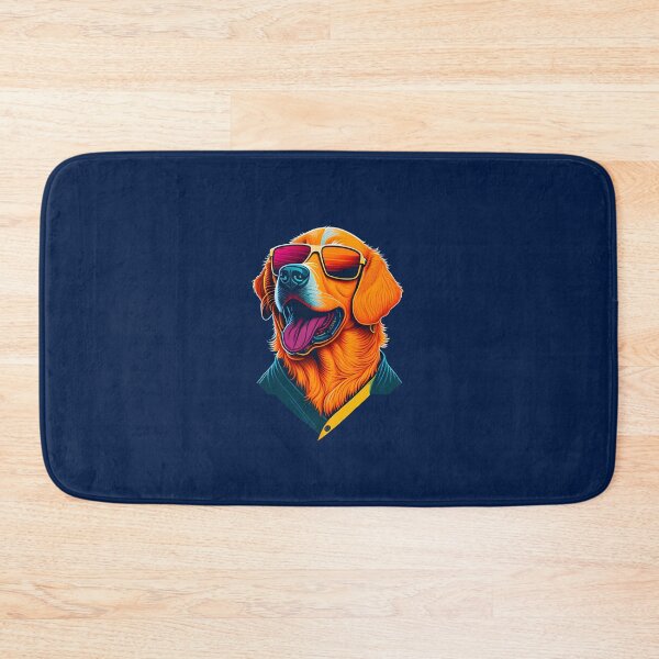 Item preview, Cool Golden Retriever: Flat Artwork for T-Shirt designed and sold by DesignArtEmpire.
