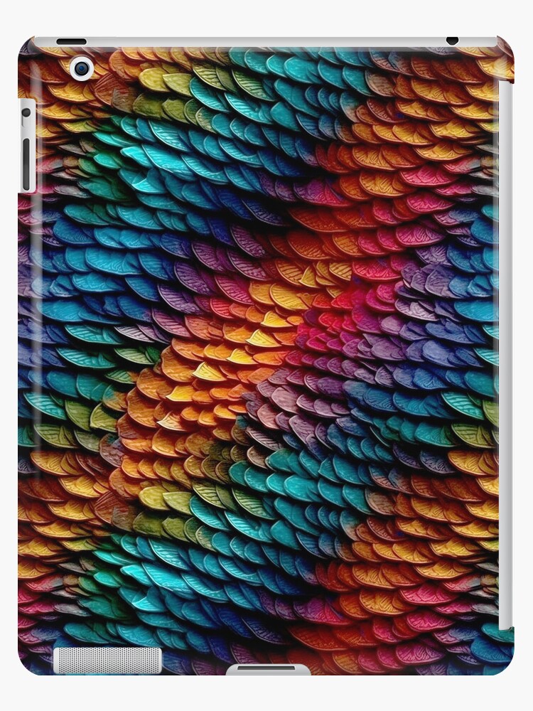 DIY: Iridescent Watercolor Fish Scale Artwork - Addicted 2 Decorating®