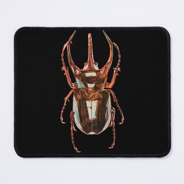 Item preview, Scarab Atlas Beetle, sun on glass designed and sold by DreamingBeetle.