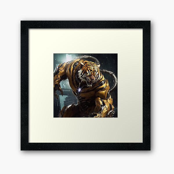 Item preview, fighting tiger designed and sold by ArtByte-Studio.