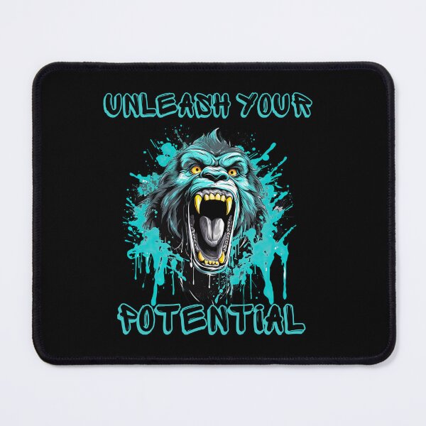 Item preview, Unleash your potential screaming gorilla  designed and sold by RahyasDesign.