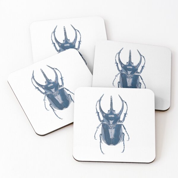 Item preview, Scarab Atlas Beetle, blue dream designed and sold by DreamingBeetle.