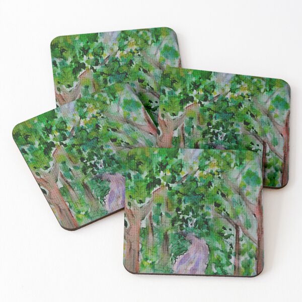 Item preview, Watercolor Impressionist Woodland Stream designed and sold by EtegamiJourney.