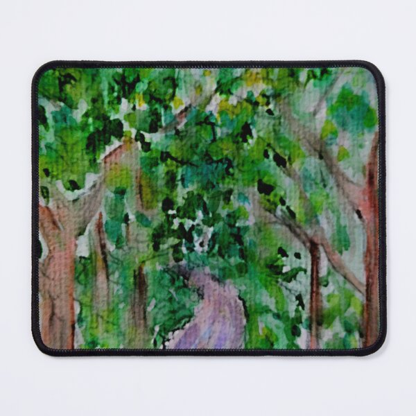 Item preview, Watercolor Impressionist Woodland Stream designed and sold by EtegamiJourney.