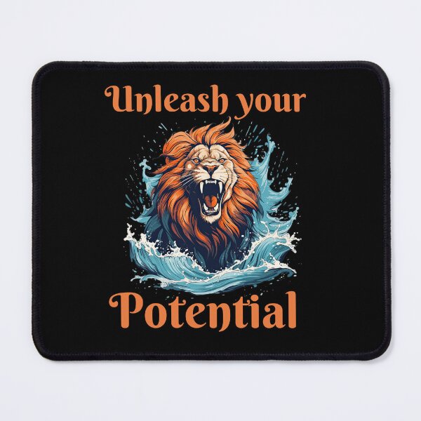 Item preview, Unleash your potential roaring lion designed and sold by RahyasDesign.