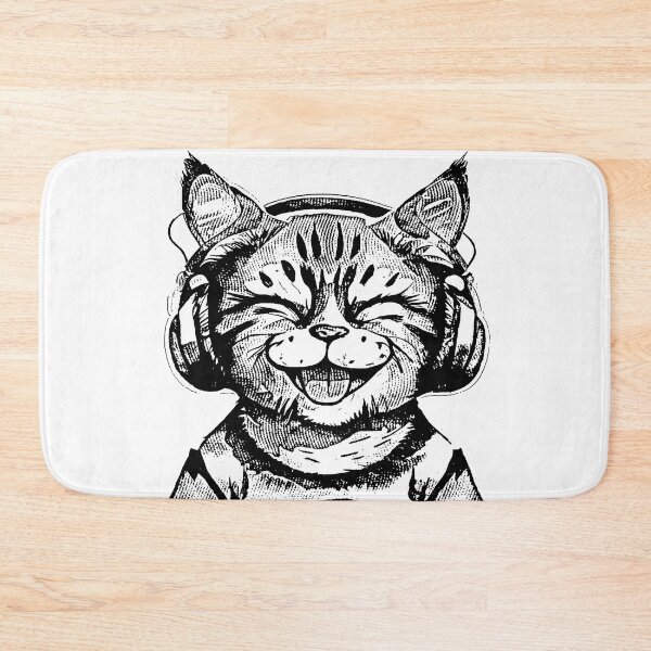 Item preview, Cat Listening To Music designed and sold by arthardist.