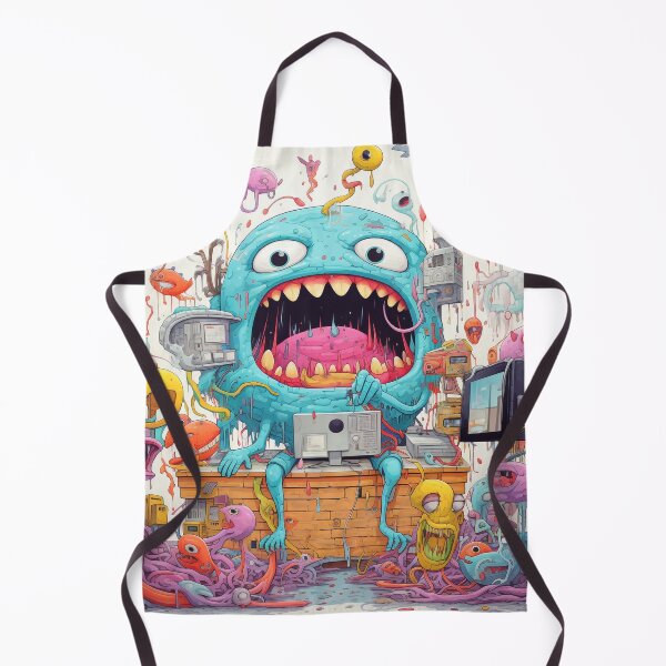 Item preview, Crazy monster doodles 3 designed and sold by hhh-art.